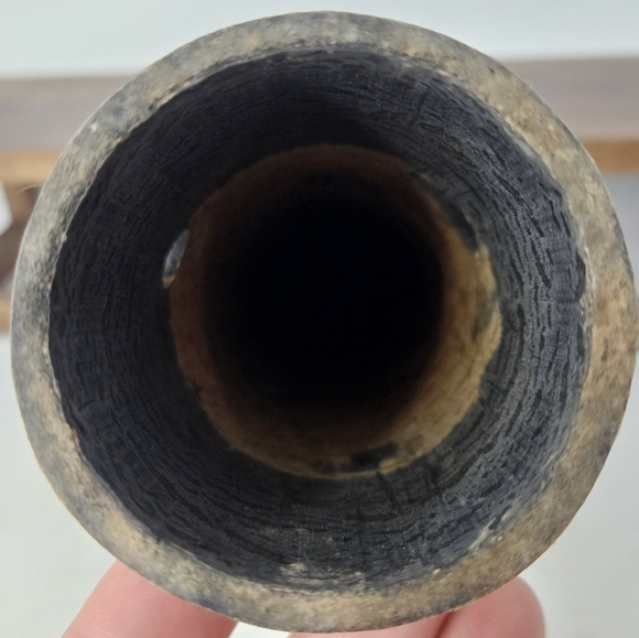 hand-carved bamboo incense holder, Native relief art - Picture 6 of 6